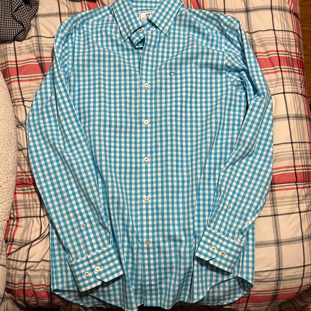 Small Southern Tide Classic Fit Button Down Dress Shirt